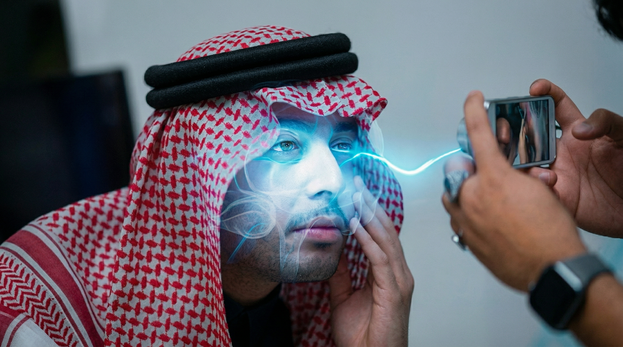لقطة من عمل مرئي في المجال الصحي